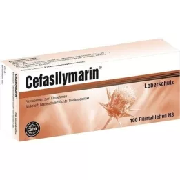 CEFASILYMARIN Filmdrasjerte tabletter, 100 stk