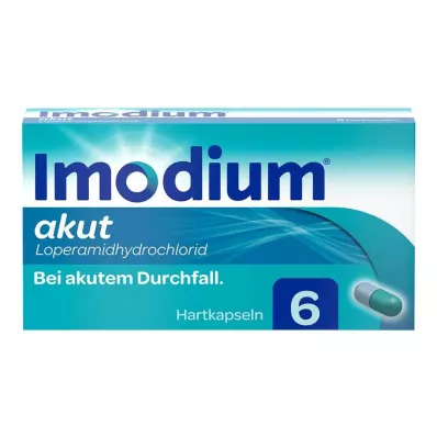 IMODIUM akutte harde kapsler, 6 stk