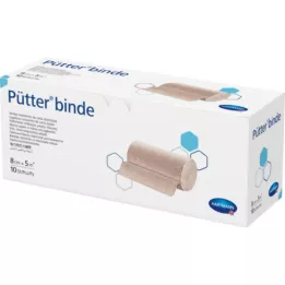 PÜTTER Bandasje 8 cmx5 m, 10 stk