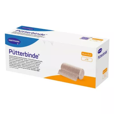 PÜTTER Bandasje 8 cmx5 m, 10 stk PÜTTER Bandasje 8 cmx5 m, 10 stk