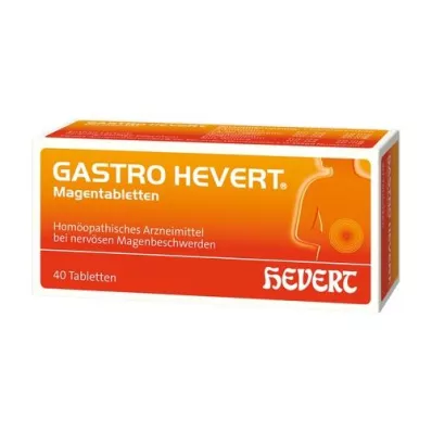 GASTRO-HEVERT Magetabletter, 40 stk