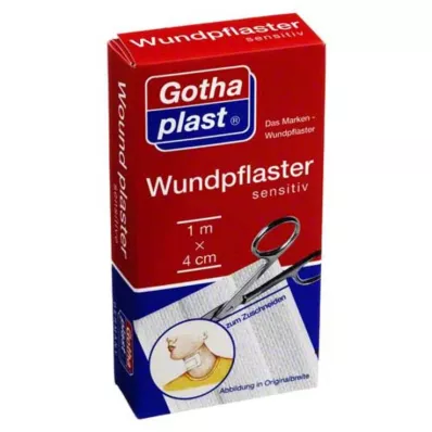 GOTHAPLAST Sårgips sensitiv 4 cmx1 m kutt, 1 stk
