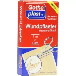 GOTHAPLAST Sårplaster stand.4 cmx1 m kuttet, 1 stk