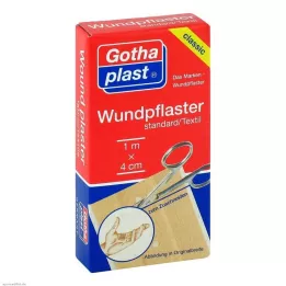 GOTHAPLAST Sårplaster stand.4 cmx1 m kuttet, 1 stk