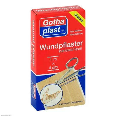 GOTHAPLAST Sårplaster stand.4 cmx1 m kuttet, 1 stk GOTHAPLAST Sårplaster stand.4 cmx1 m kuttet, 1 stk