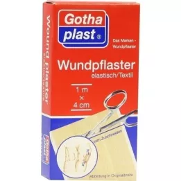 GOTHAPLAST Sårplaster.elastisk.4 cmx1 m kuttet, 1 stk