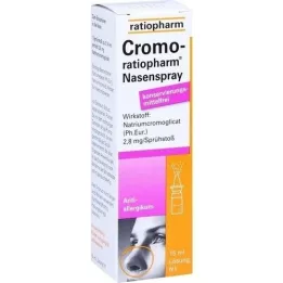 CROMO-RATIOPHARM Nesespray uten konserveringsmiddel, 15 ml