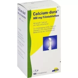 CALCIUM DURA Filmdrasjerte tabletter, 100 stk