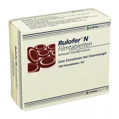 RULOFER N Filmdrasjerte tabletter, 100 stk