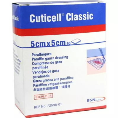 CUTICELL Klassisk sårbind 5x5 cm, 50 stk CUTICELL Klassisk sårbind 5x5 cm, 50 stk