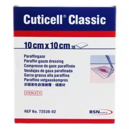 CUTICELL Klassisk sårbind 10x10 cm, 10 stk