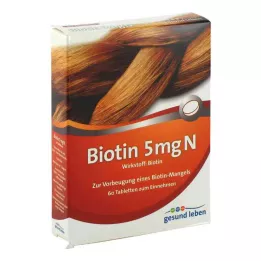 GESUND LEBEN Biotin 5 mg N tabletter, 60 stk