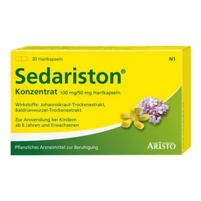 SEDARISTON Konsentrat av harde kapsler, 30 stk SEDARISTON Konsentrat av harde kapsler, 30 stk