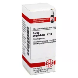 CARBO VEGETABILIS C 10 globuler, 10 g