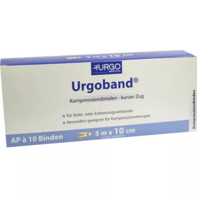 URGOBAND Kort strekkbandasje 10 cmx5 m, 10 stk