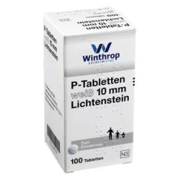 P TABLETTEN hvit 10 mm, 100 stk