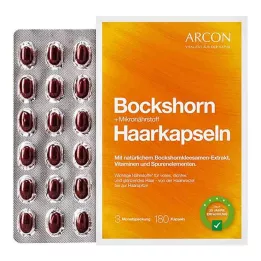 BOCKSHORN+Hårkapsler med mikronæringsstoffer Tisane plus, 180 stk