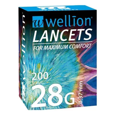 WELLION Lancetter 28 G, 200 stk WELLION Lancetter 28 G, 200 stk