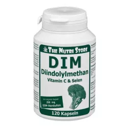 DIM Diindolylmetan 250 mg vegetariske kapsler, 120 stk