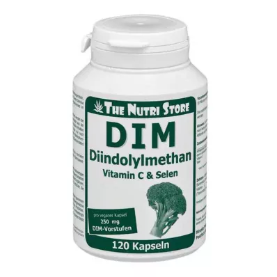 DIM Diindolylmetan 250 mg vegetariske kapsler, 120 stk