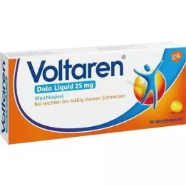 VOLTAREN Dolo Liquid 25 mg myke kapsler, 10 stk