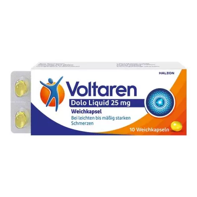 VOLTAREN Dolo Liquid 25 mg myke kapsler, 20 stk VOLTAREN Dolo Liquid 25 mg myke kapsler, 20 stk