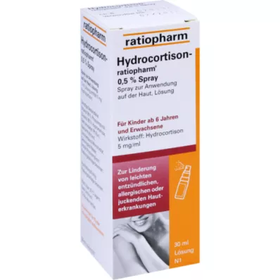 HYDROCORTISON-ratiopharm 0,5 % spray, 30 ml