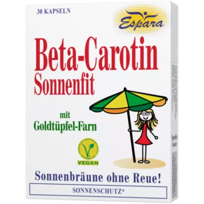 BETA CAROTIN SONNENFIT Kapsler, 30 stk