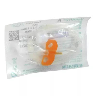 VENOFIX A Venepunksjonspinne 25 G 0,5 mm oransje, 1 stk VENOFIX A Venepunksjonspinne 25 G 0,5 mm oransje, 1 stk
