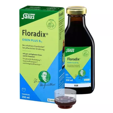 FLORADIX Jern pluss B12 vegansk tonic, 250 ml FLORADIX Jern pluss B12 vegansk tonic, 250 ml