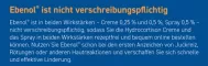 Instructions for use for EBENOL 0,5 % fløte, 30 g - 4