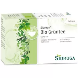 SIDROGA Wellness grønn te filterpose, 20X1,7 g