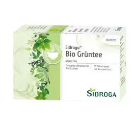 SIDROGA Wellness grønn te filterpose, 20X1,7 g
