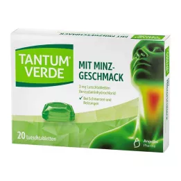 TANTUM VERDE 3 mg sugetablett med mintsmak, 20 stk