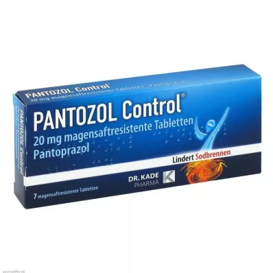 PANTOZOL Control 20 mg enterotabletter, 7 stk PANTOZOL Control 20 mg enterotabletter, 7 stk
