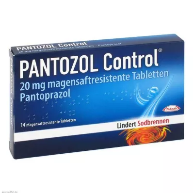 PANTOZOL Control 20 mg enterotabletter, 14 stk PANTOZOL Control 20 mg enterotabletter, 14 stk