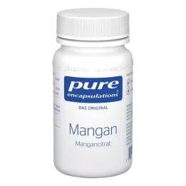 PURE ENCAPSULATIONS Mangan Mangan Mangan Citrate Capsules, 60 kapsler