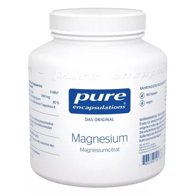 PURE ENCAPSULATIONS Magnesium Magn. citrat kapsler, 180 stk PURE ENCAPSULATIONS Magnesium Magn. citrat kapsler, 180 stk
