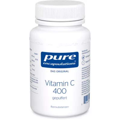 PURE ENCAPSULATIONS Vitamin C 400 bufrede kapsler, 90 stk