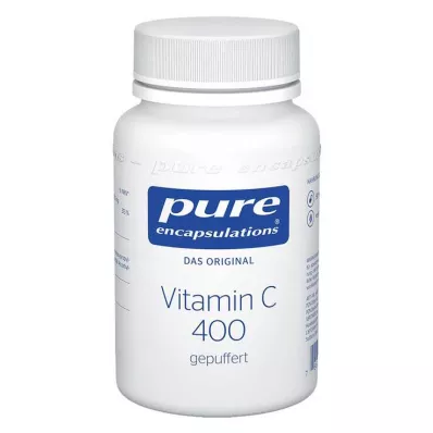 PURE ENCAPSULATIONS Vitamin C 400 bufrede kapsler, 90 stk PURE ENCAPSULATIONS Vitamin C 400 bufrede kapsler, 90 stk