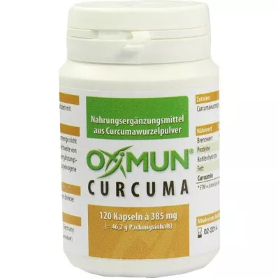 OXIMUN Curcuma-kapsler, 120 kapsler