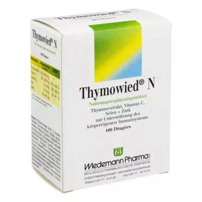 THYMOWIED N Belagte tabletter, 100 stk THYMOWIED N Belagte tabletter, 100 stk
