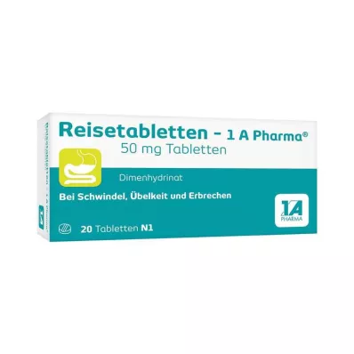 REISETABLETTEN-1A Pharma, 20 stk