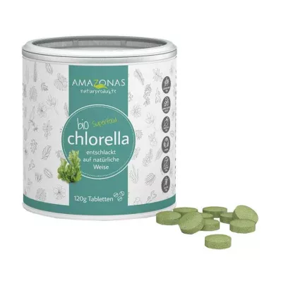 CHLORELLA BIO Tabletter 400 mg, 120 g CHLORELLA BIO Tabletter 400 mg, 120 g