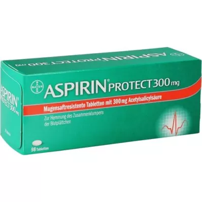 ASPIRIN Protect 300 mg enterotabletter, 98 stk