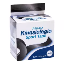 KINESIOLOGIE Sport Tape 5 cmx5 m svart, 1 stk