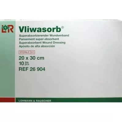 VLIWASORB superabsorb.absorb.comp.sterile 20x30 cm, 10 stk
