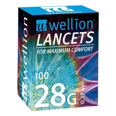 WELLION Lancetter 28 G, 100 stk