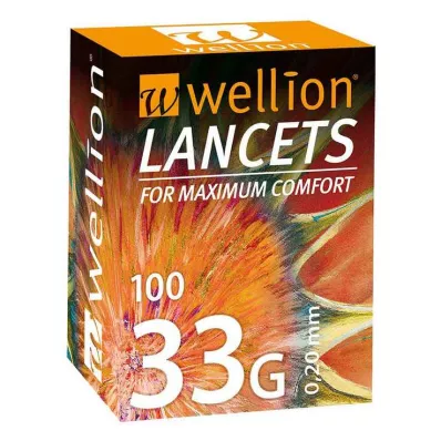 WELLION Lancetter 33 G, 100 stk