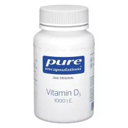 PURE ENCAPSULATIONS Vitamin D3 1000 IE kapsler, 120 kapsler